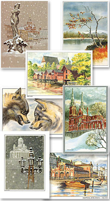 Postcard samples